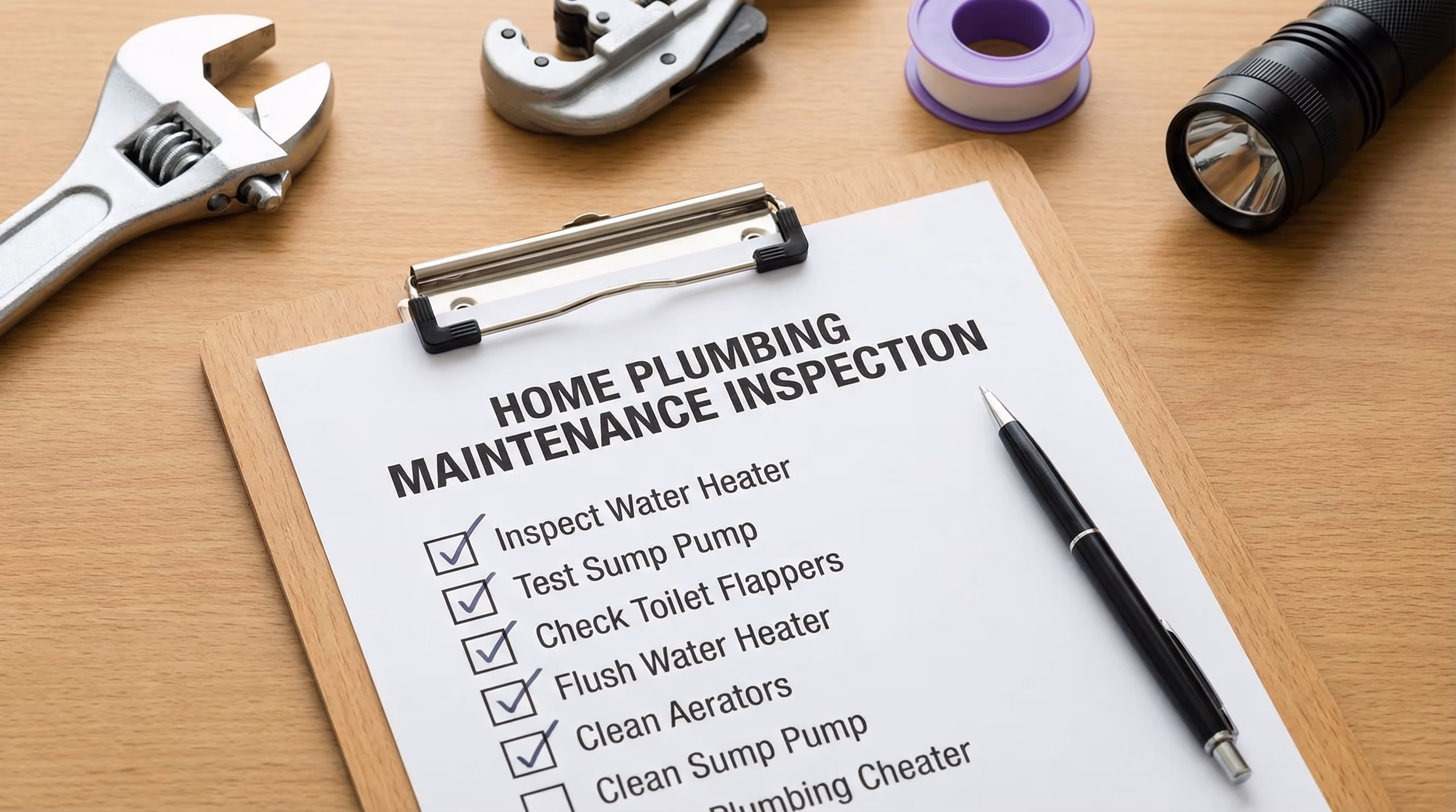 Checklist de prevenção de vazamentos residenciais
