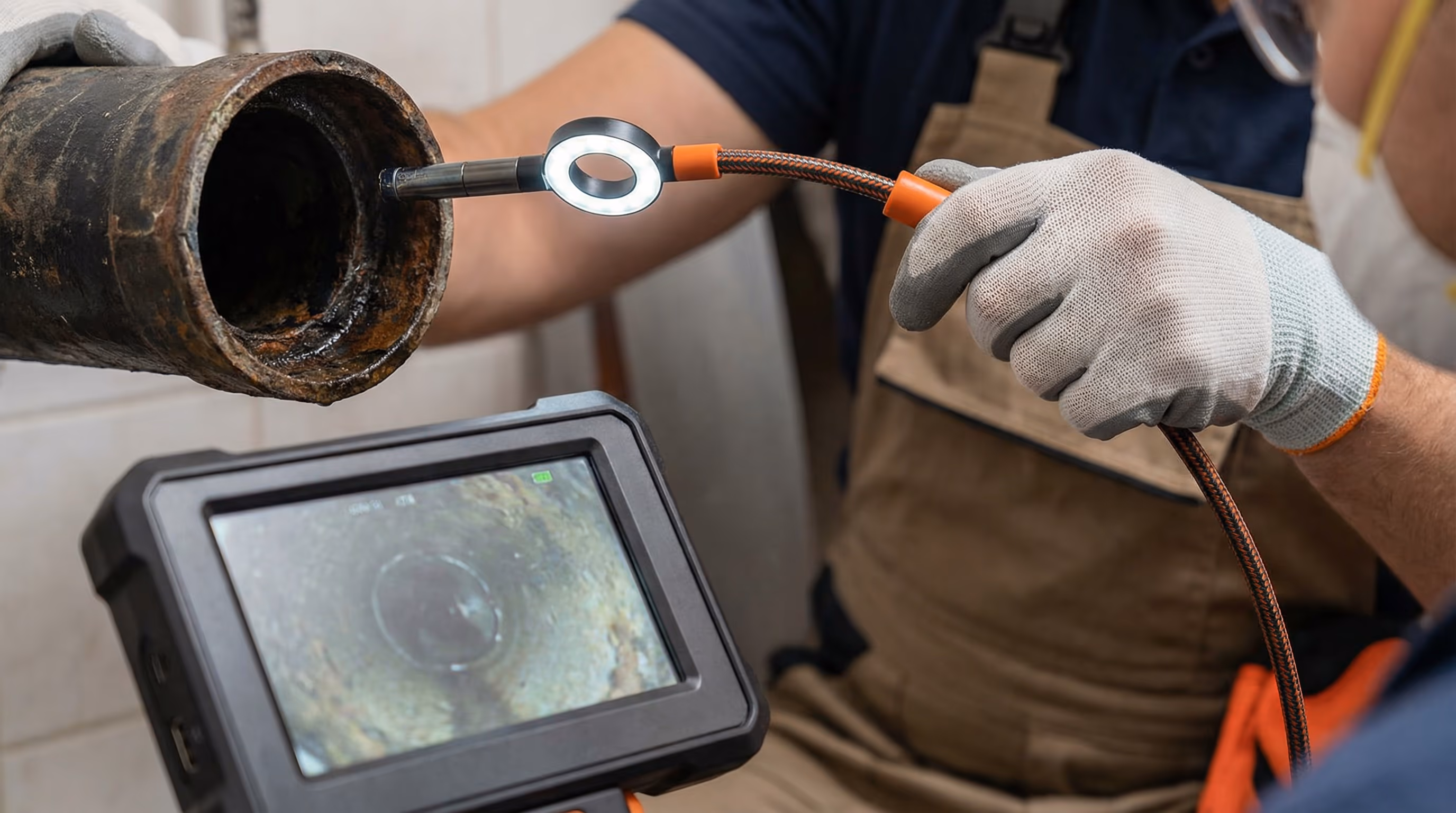 Equipamento de vídeo inspeção de tubulação